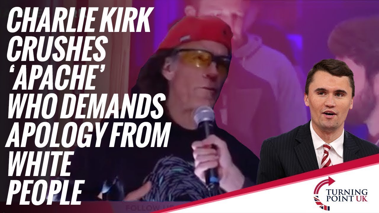 Charlie Kirk Crushes 'Apache' Who Demands Apology From White People