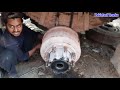 Wheel Drum Fitting by Pakistani Worker | Pakistani Trucks