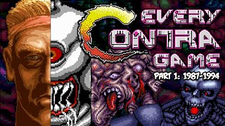 Every CONTRA Game | a Series Evolution Retrospective (Part 1 - 1987-1994)