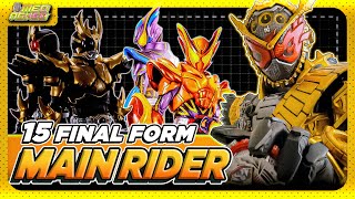 15 Most Outstanding Main Rider Final Forms