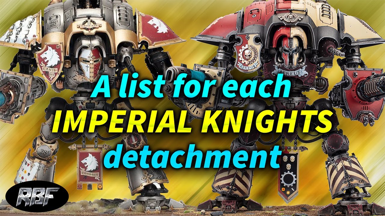 Список Имперских Рыцарей для каждого Отряда