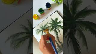 How To Make Coconut Trees | Fevicryl Hobby Ideas | Brushstrokes Tutorial