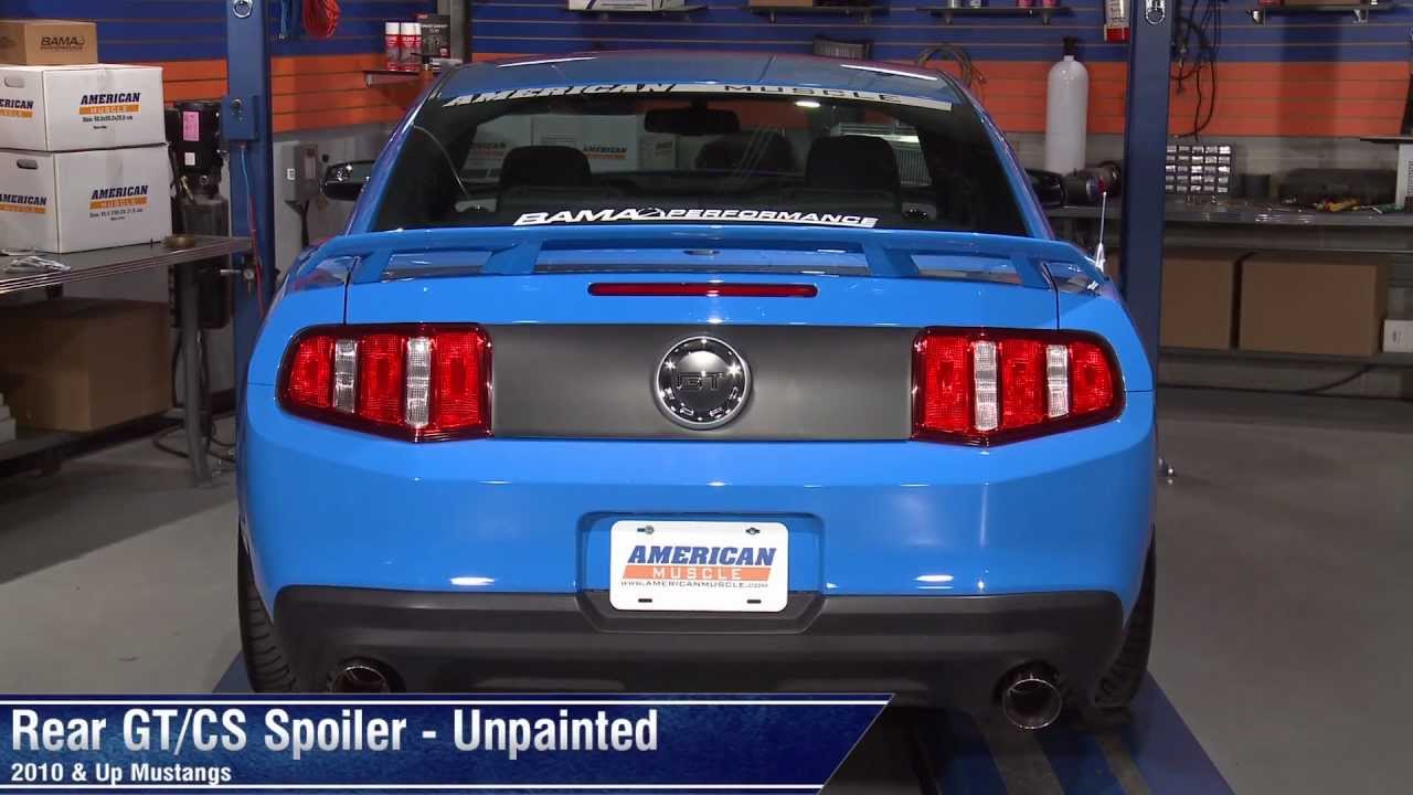 Mustang Rear Gt Cs California Special Spoiler 10 12 All Review