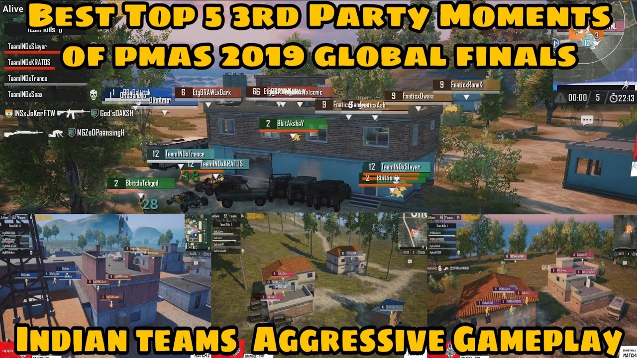Best Top 5 3rd Party Moments of PMAS 2019 Global Finals Indian Teams