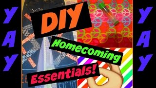 DIY Homecoming Essentials