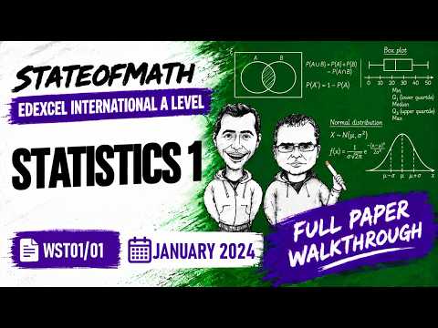 Edexcel IAL Maths - Statistics S1 - January 2024 - YouTube