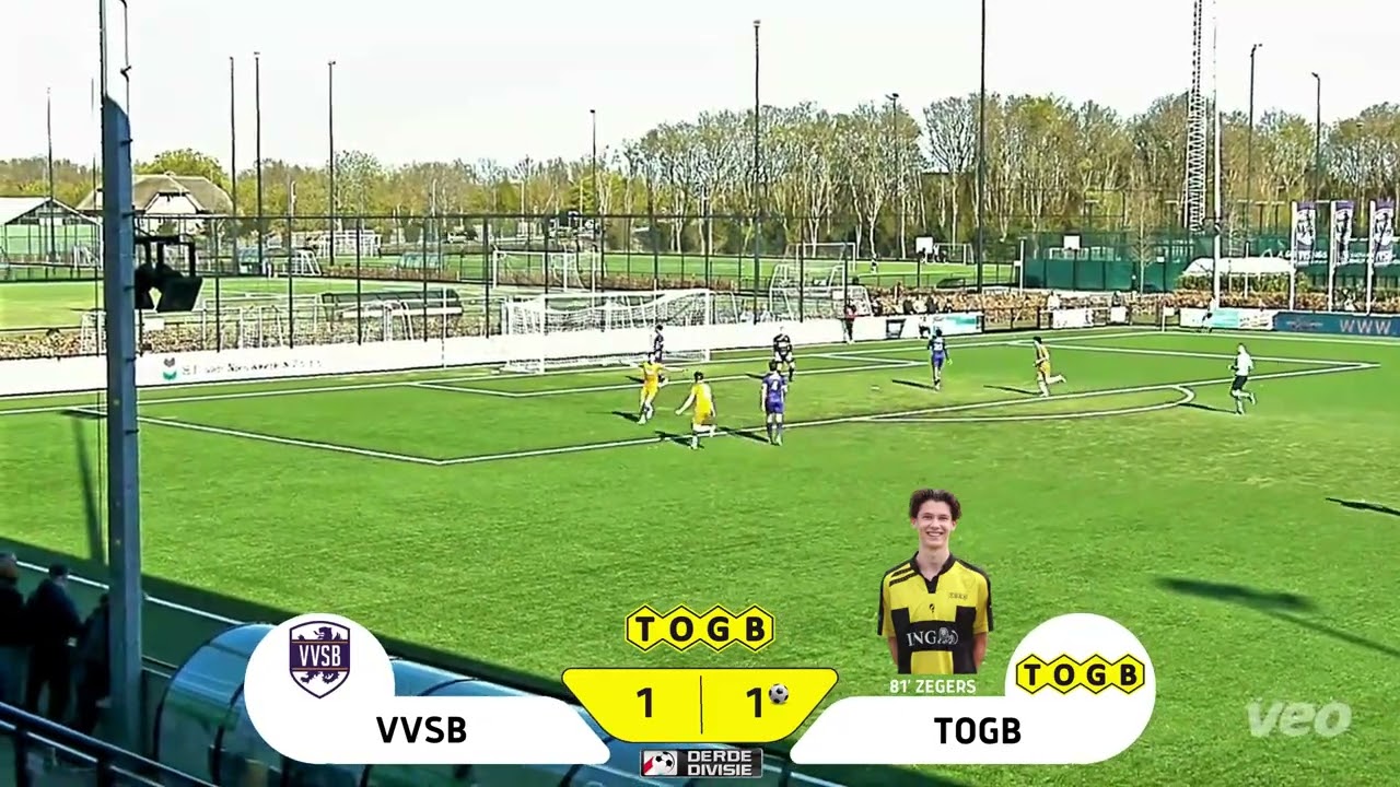 5 april 2025 VVSB - TOGB 2-1 Goal Zegers
