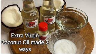 Homemade Virgin Coconut Oil, Cold Pressed and Pure (made 2 ways)