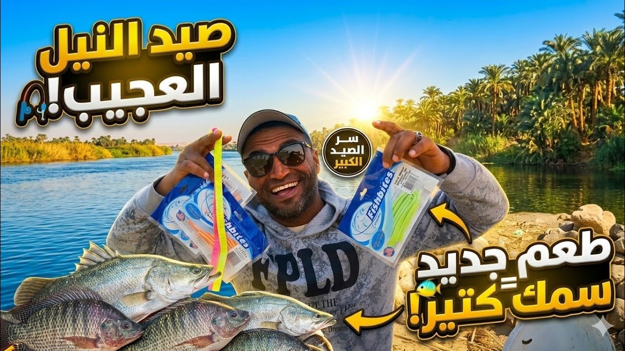 سمك النيل لا تقاوم الطعوم الأمريكية!🇺🇲🎣تجربة غيرت كل التوقعات!