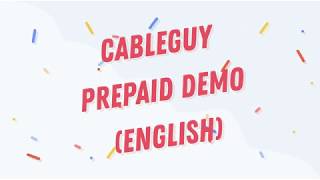 CableGuy Prepaid Demo - English screenshot 3