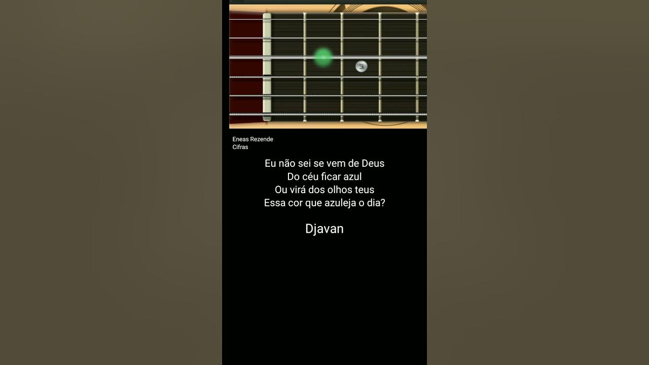 Azul Djavan, Violão Solo. Melodia marcante da MPB. Percepção Melódica.