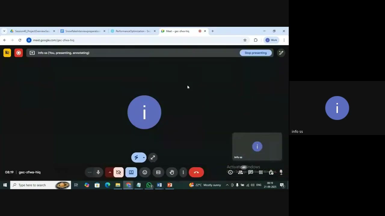 Snowflake Data Cloud Demo September 2025