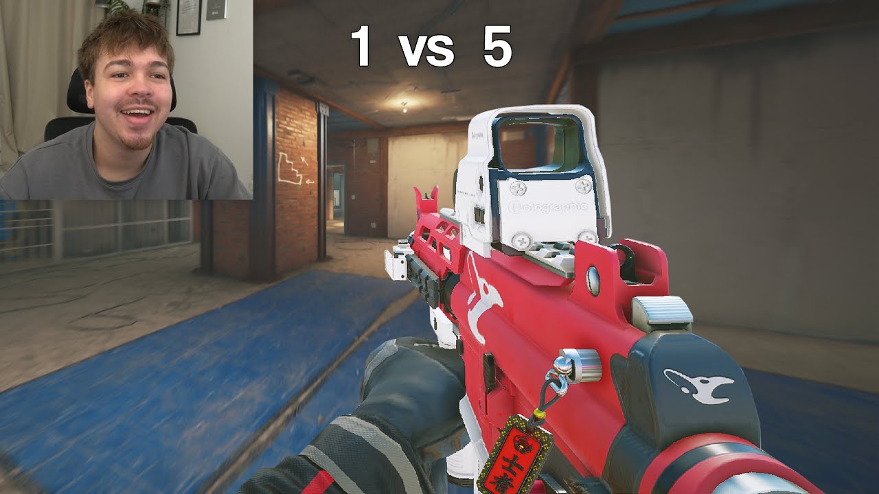 1 против 5 лол