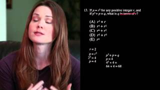 SAT Math Tutorial - Basic Plugging In Lesson 5