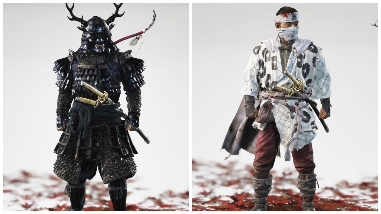 Ghost of Tsushima Black & White Dye Merchant Locations (Monochrome