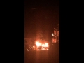 Car on fire tonight on Franklyn st Trenton NJ brave firefighter