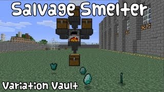 Minecraft Bukkit Plugin - Salvage Smelter - Furnace damaged items for raw materials