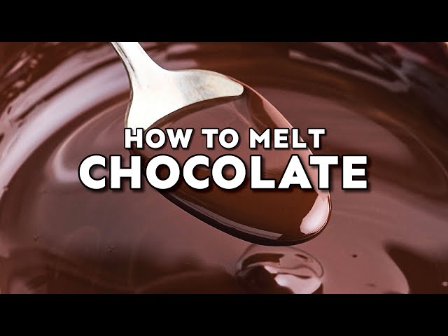 How to Melt Chocolate – Cookin' with Mima