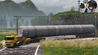 Big Special cargo in Euro truck simulator 2 | Heavy Equipment Truck Driving Skills screenshot 3