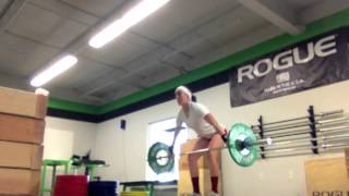 Snatch pull + below knee hang snatch