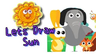 How to draw Sun @BabyTV