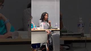 Shebra Evans at Moderately MOCO BOE Candidates Forum