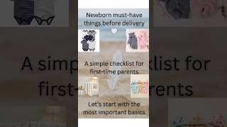 Newborn Must-Have Essentials | 20 Things Every Mom Needs 🤍#NewbornClothes #BabyCare