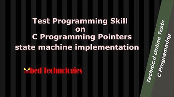 A C Programming question on state machine implementation