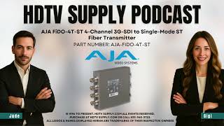 AJA FiDO-4T-ST 4-Channel 3G-SDI to Single-Mode ST Fiber Transmitter