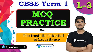 Electrostatic Potential & Capacitance MCQ Practice | Term 1 | Class 12 Physics Chapter 2 | HemantSir