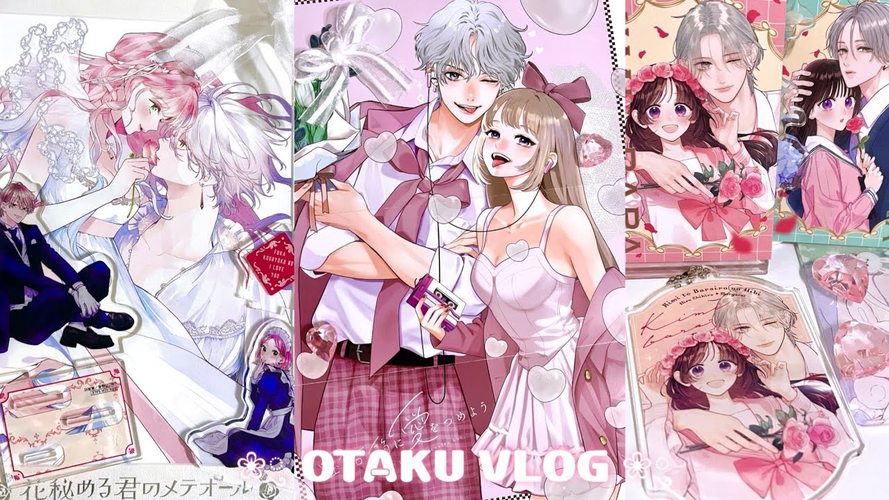 ꒰১ vlog ໒꒱ 굿즈가 너무 반짝반짝해서 눈부셔 ｡o♡( ⸝⸝･໐･⸝⸝ )💖 : 메루카리 언박싱 | 사줘(SAZO) | 일본직구 | 순정굿즈 | 미소녀피규어 | 오타쿠 브이로그