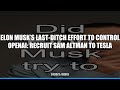 Elon Musk's Secret Plan to Recruit Sam Altman to Tesla for AI #Shorts