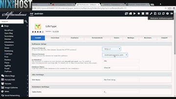 Installing LifeType with Softaculous in cPanel
