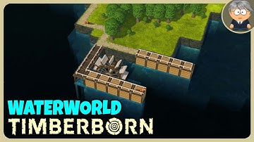 Can I tap into the flow? 🌊 Waterworld custom map - Timberborn Gameplay