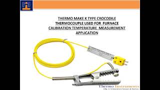 K TYPE  CROCODILE  CLIP ON SURFACE THERMOCOUPLE PPT