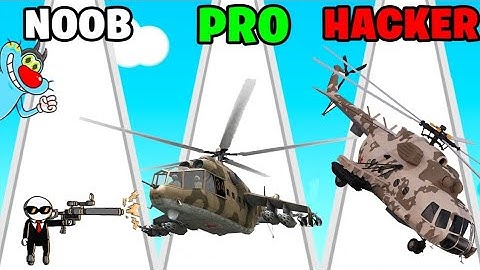 NOOB vs PRO vs HACKER vs God |Helicopter Escape 3D With Oggy And Jack | Noob Gaming |
