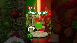 How To Make The Sour Grinch (Cocktail Inspired by The Grinch) #thegrinch #sincitybartender