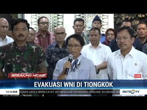 Menlu: WNI yang Dievakuasi dari Wuhan dalam Kondisi Sehat