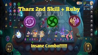 How to use Tharz 2nd Skill!!! Magic Chess!! Tharz 2nd Skill + Ruby is Insane.