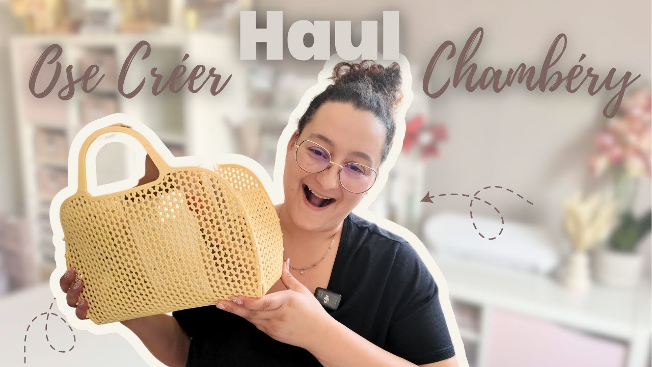 HAUL OSE CREER CHAMBERY ! RETOUR DE SALON #haulscrap #scrapbooking