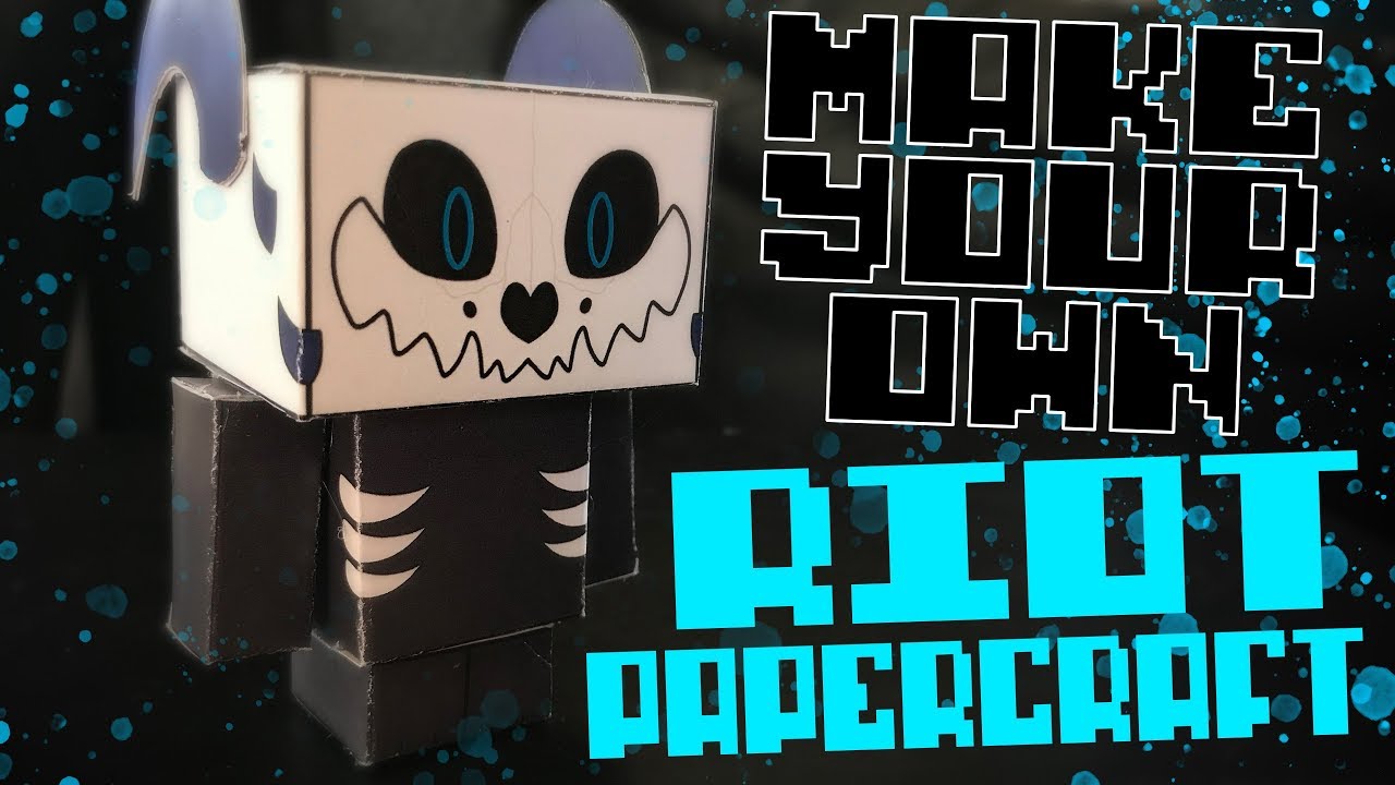 Make your own Riot Papercraft! - YouTube