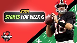 Week 6 Starts 2024