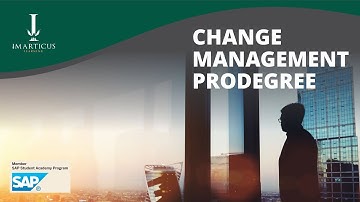 Change Management Prodegree in association with SAP as the EdTech Partner | Imarticus Learning