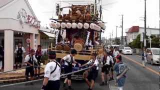 20120916‐1‐2　やわたんまち　モンフルニエで休憩する神明町
