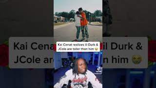 Celebrity Kai Cenat realizes Lil Durk & JCole are taller than him 😭 #viral #trending #video #kaicenat Wealth