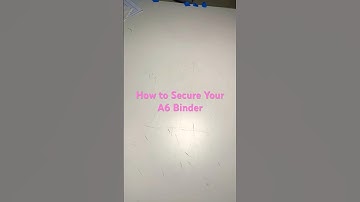 A6 Binder Cover with Zipper