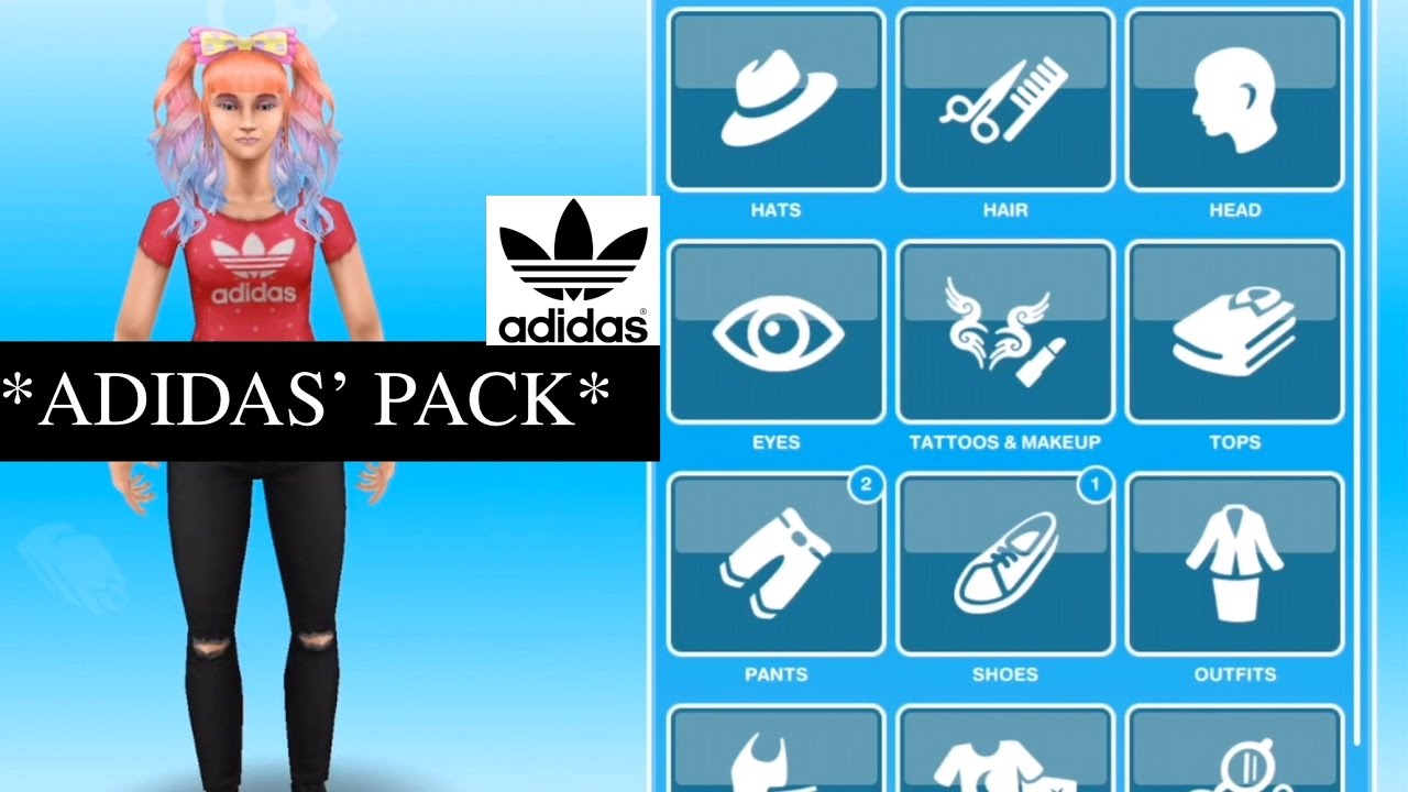ropa adidas sims 3