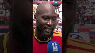 Romelu Lukaku réagit au match nul entre la Belgique et l'Iran #rtbfsport #cdm2026 #shorts