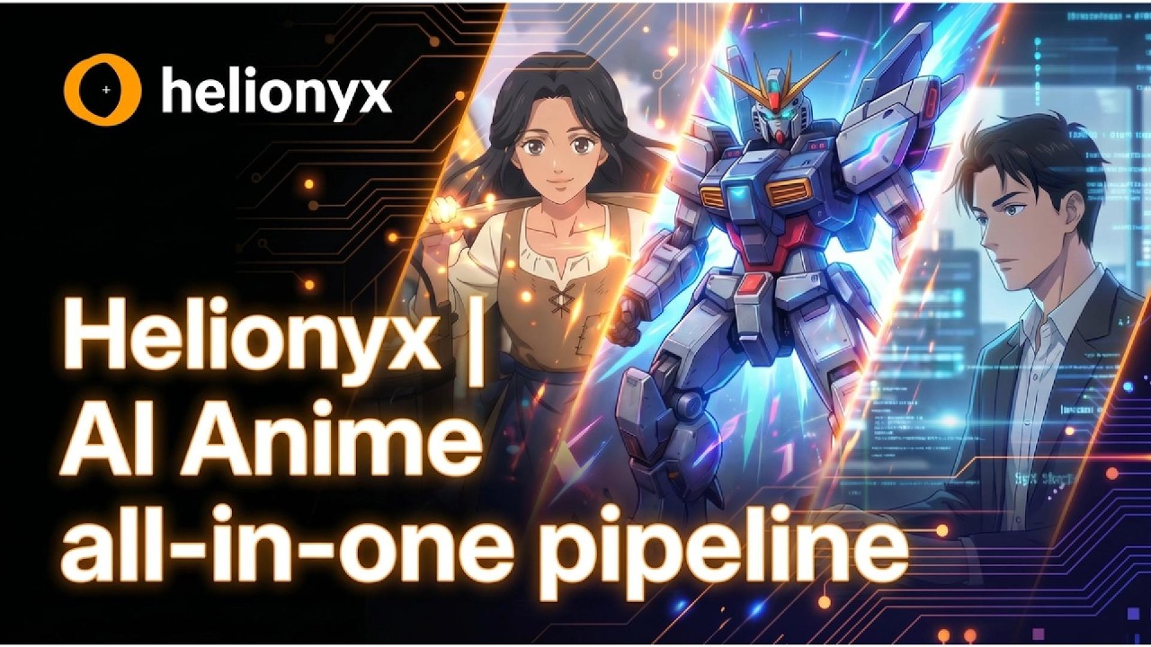 ⁣What is Helionyx? · Anime films, in one workflow.