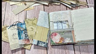 SCRAP BUSTING:  Matchbook Scrap Pads for Junk Journals